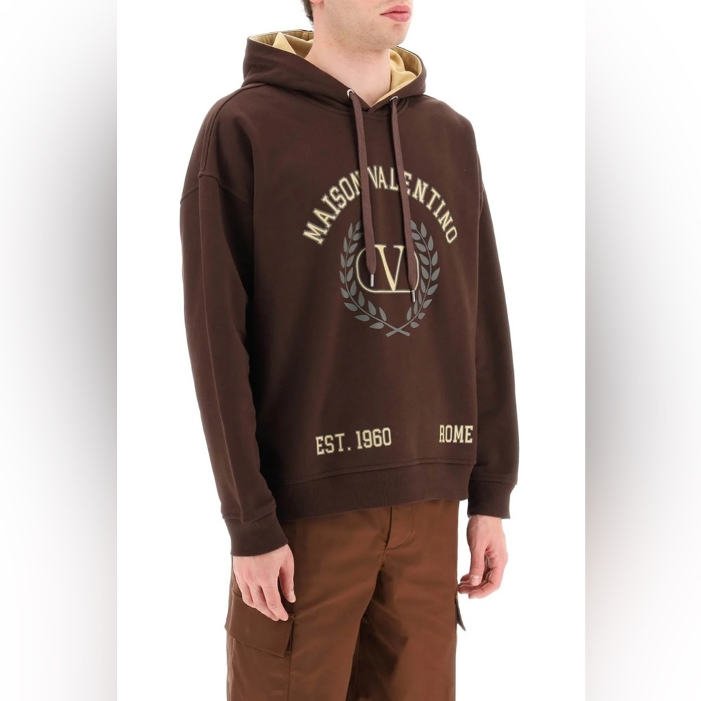 Valentino
Valentino Logo Printed Drawstring Hoodie